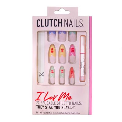 Valentine's Day French manicure
