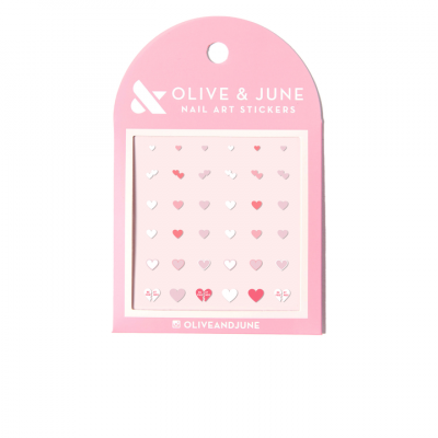 Valentine's Day heart decals