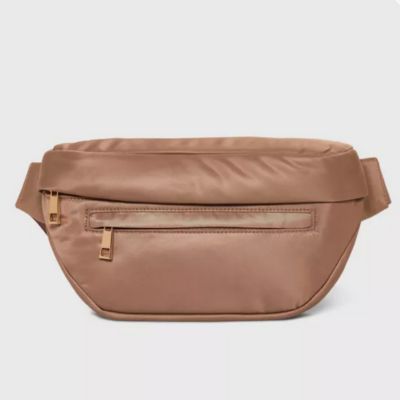 brown belt bag