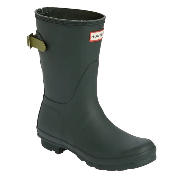 green rain boots
