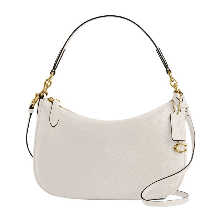 coach cream purse