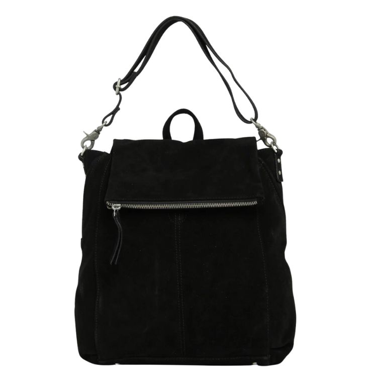 black backpack bag