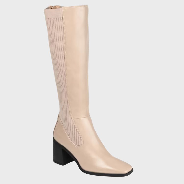 tan knee high boots